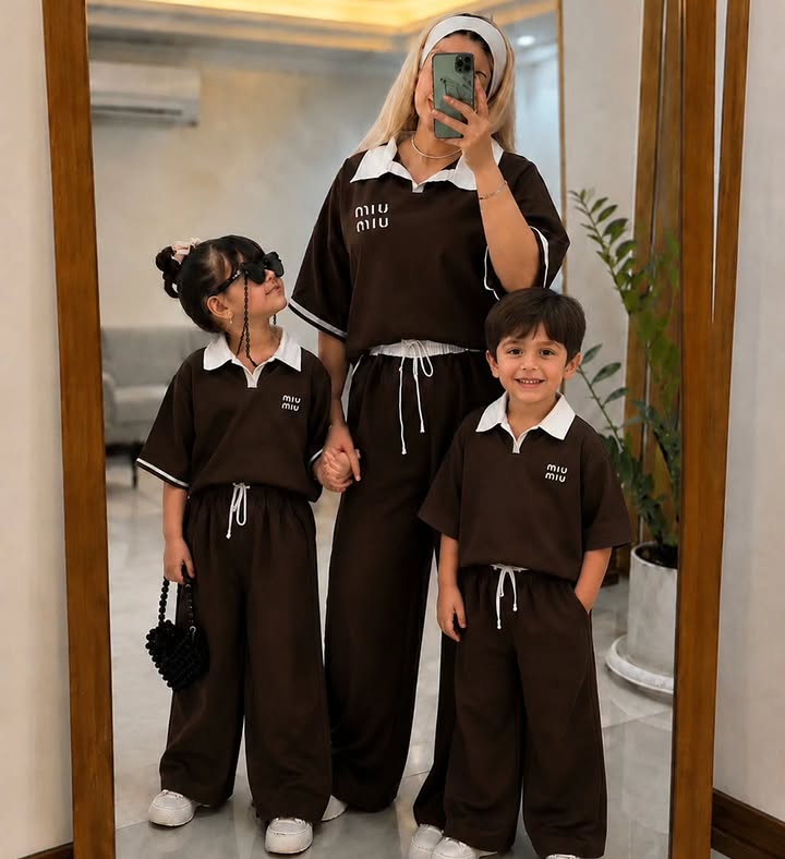 ست مادر و کودک پلو شرت اسپرت