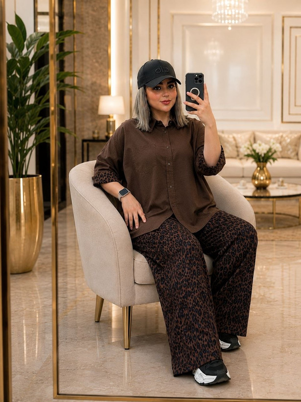 شومیز و شلوار زنانه فری سایز